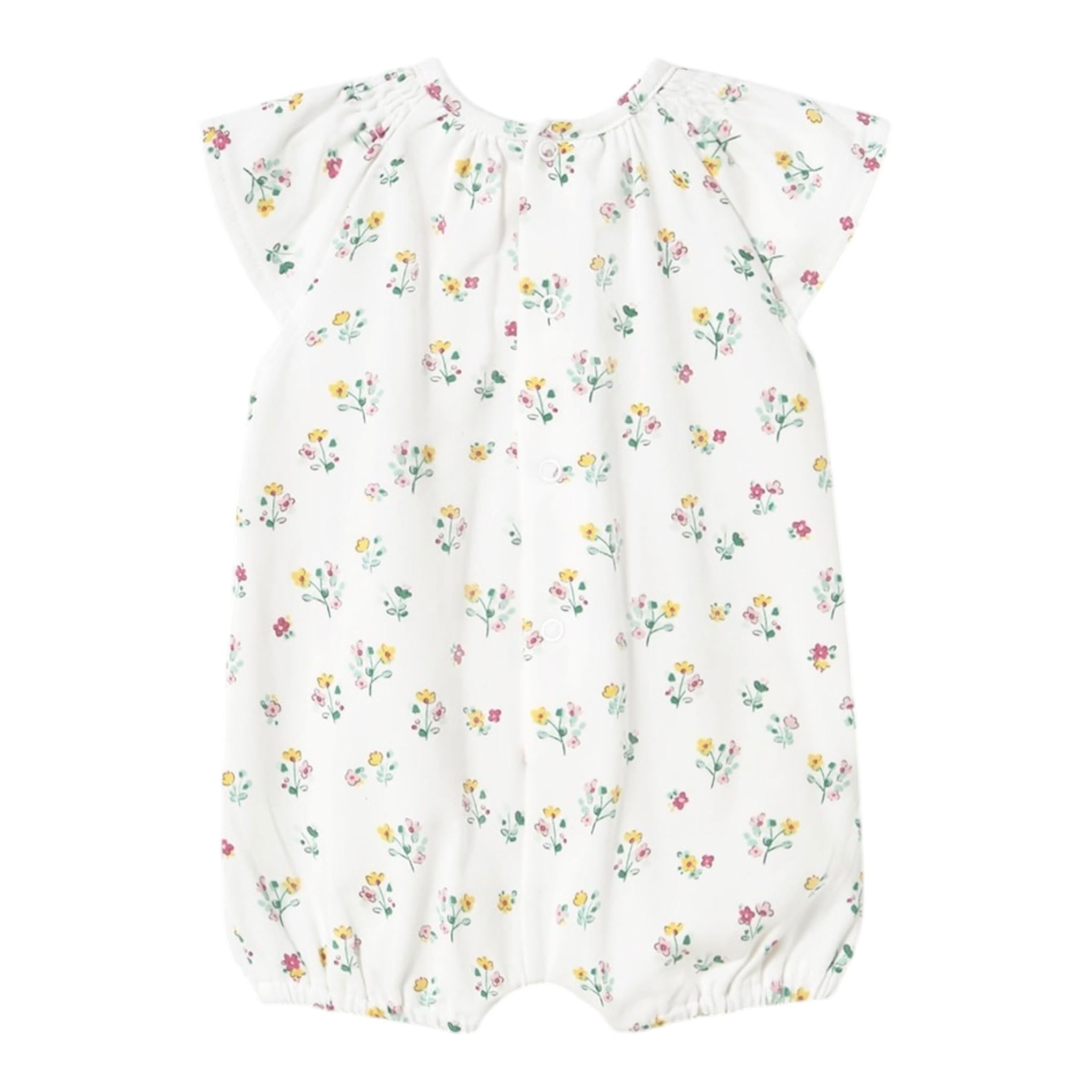 Mayoral Pagliaccetto Tinta Unita Fantasia Floreale per Neonata 174999 BIANCO MAYORAL 