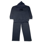 JOHN RICHMOND completo 2 pezzi felpa-pantalone tinta unita Nero per Bambina RBA25005CF NERO JOHN RICHMOND 