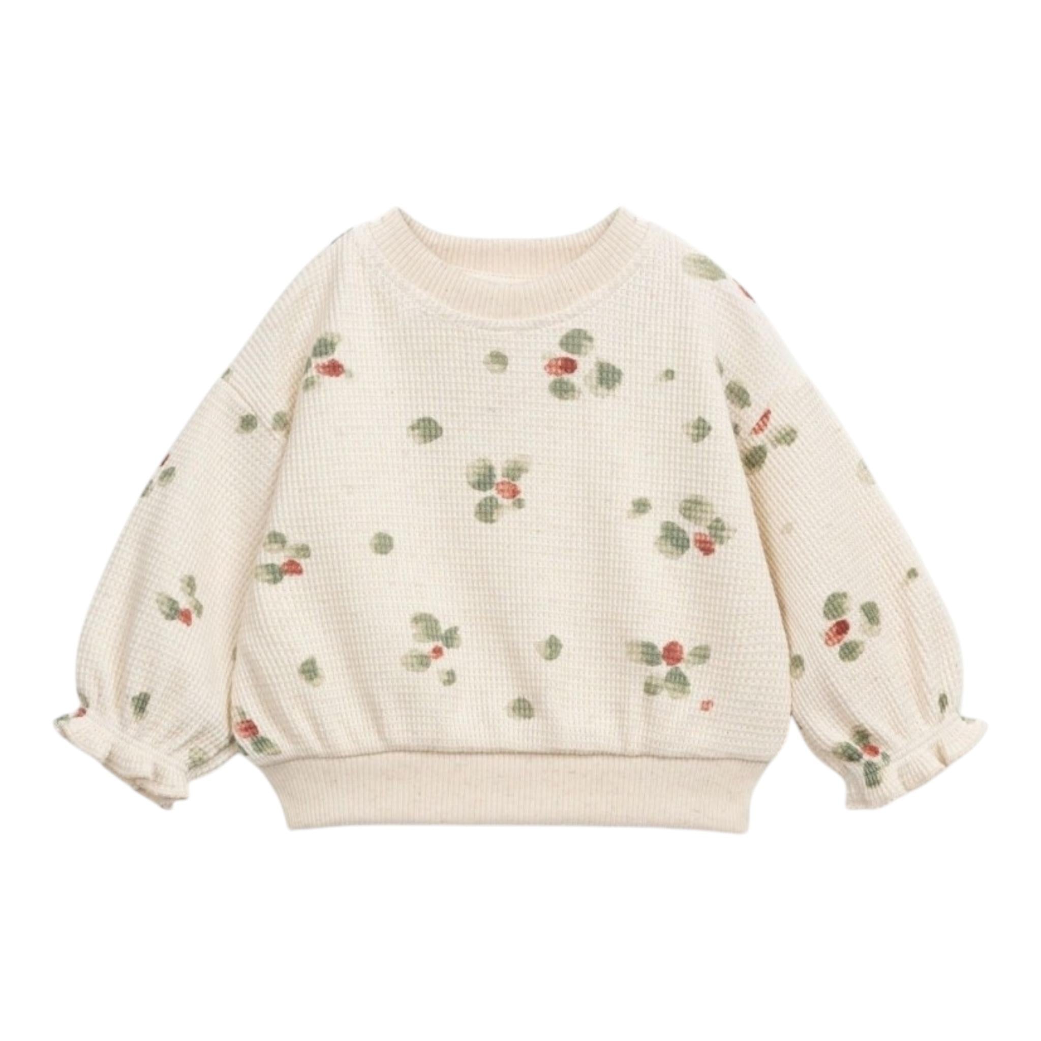 PLAY UP felpa girocollo tinta unita con stampa Panna per Neonato PA022AP11351 PANNA PLAY UP 