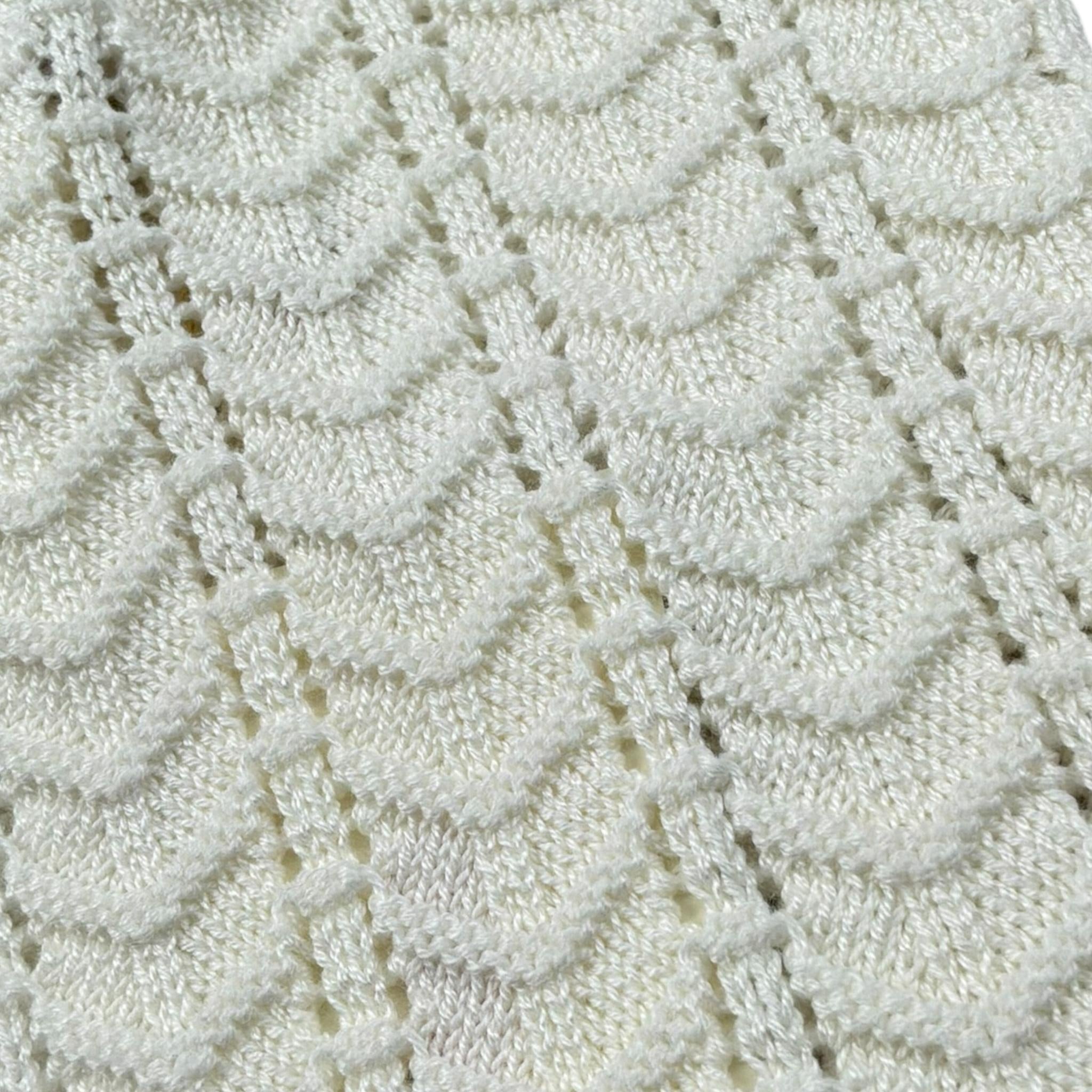 Cnd Pagliaccetto Tinta Unita Traforato per Neonata 55926469 PANNA CND 