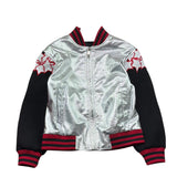 John Richmond Giubbino Tinta Unita con Zip E Stampa per Bambino RGP26096GB ARGENTO JOHN RICHMOND 