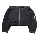 Suns  Felpa Tinta Unita con Zip E Cappuccio per Bambina MFS5109D NERO SUNS 