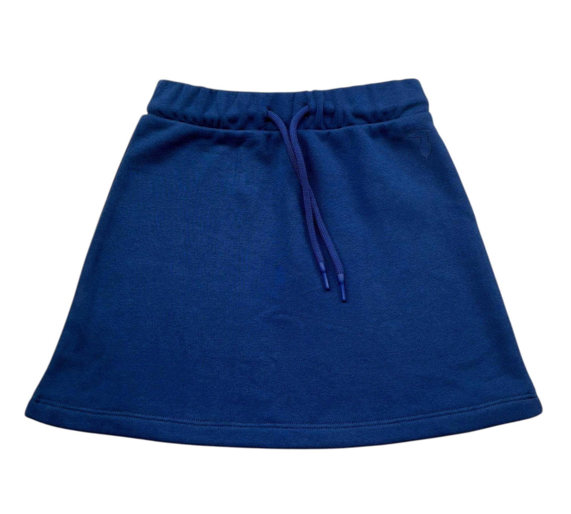 Trussardi Completo 2 Pezzi T-Shirt-Gonna Tinta Unita per Bambina TGP26023CJJ BLU TRUSSARDI 