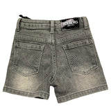 Iceberg Bermuda Tinta Unita In Denim con Girovita Regolabile per Neonato BMICE5108B GRIGIO ICEBERG 