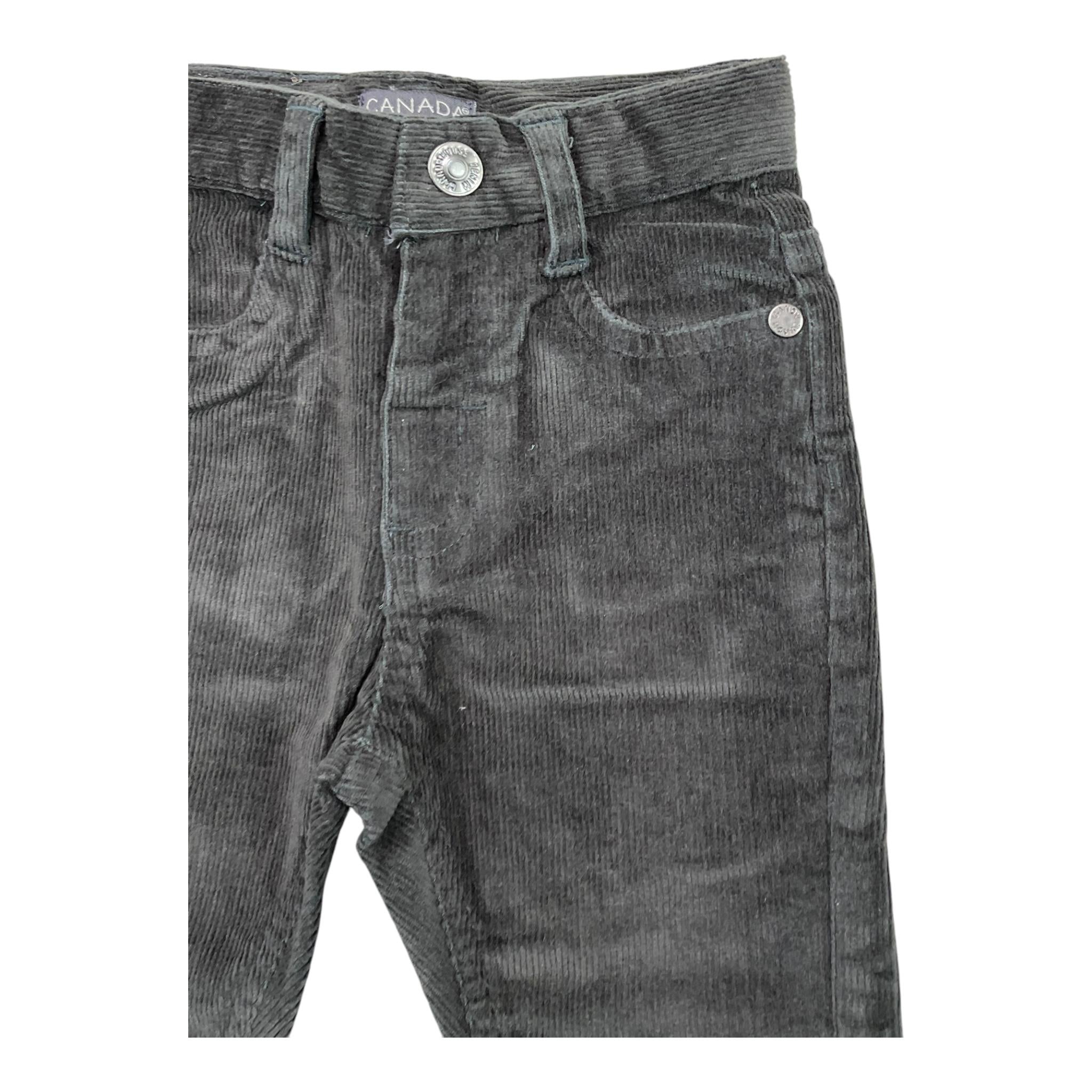 CANADA HOUSE pantalone tinta unita con girovita regolabile Nero per Neonato 24456230 NERO CANADA HOUSE 