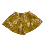 Zhoe & Tobiah Short Tinta Unita Con Fantasia Giallo Per Bambina