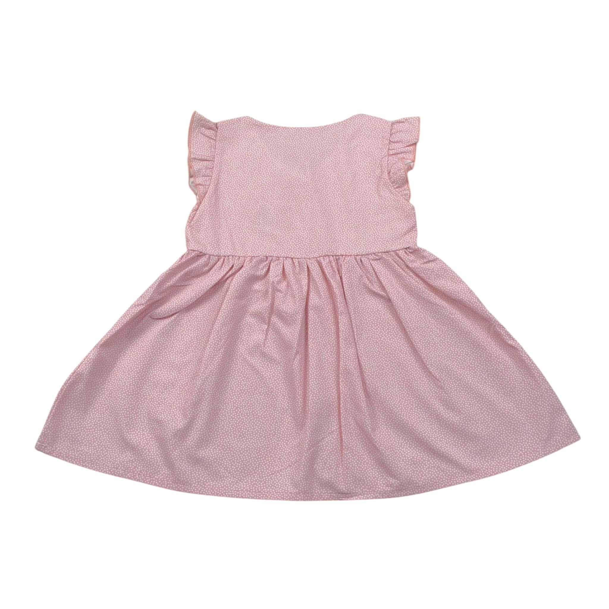 Babyvip Abito Tinta Unita con Microfantasia per Neonata 7760 ROSA BABYVIP 