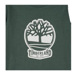 Timberland T-Shirt Girocollo Tinta Unita con Stampa per Bambino T60506X VERDE TIMBERLAND 