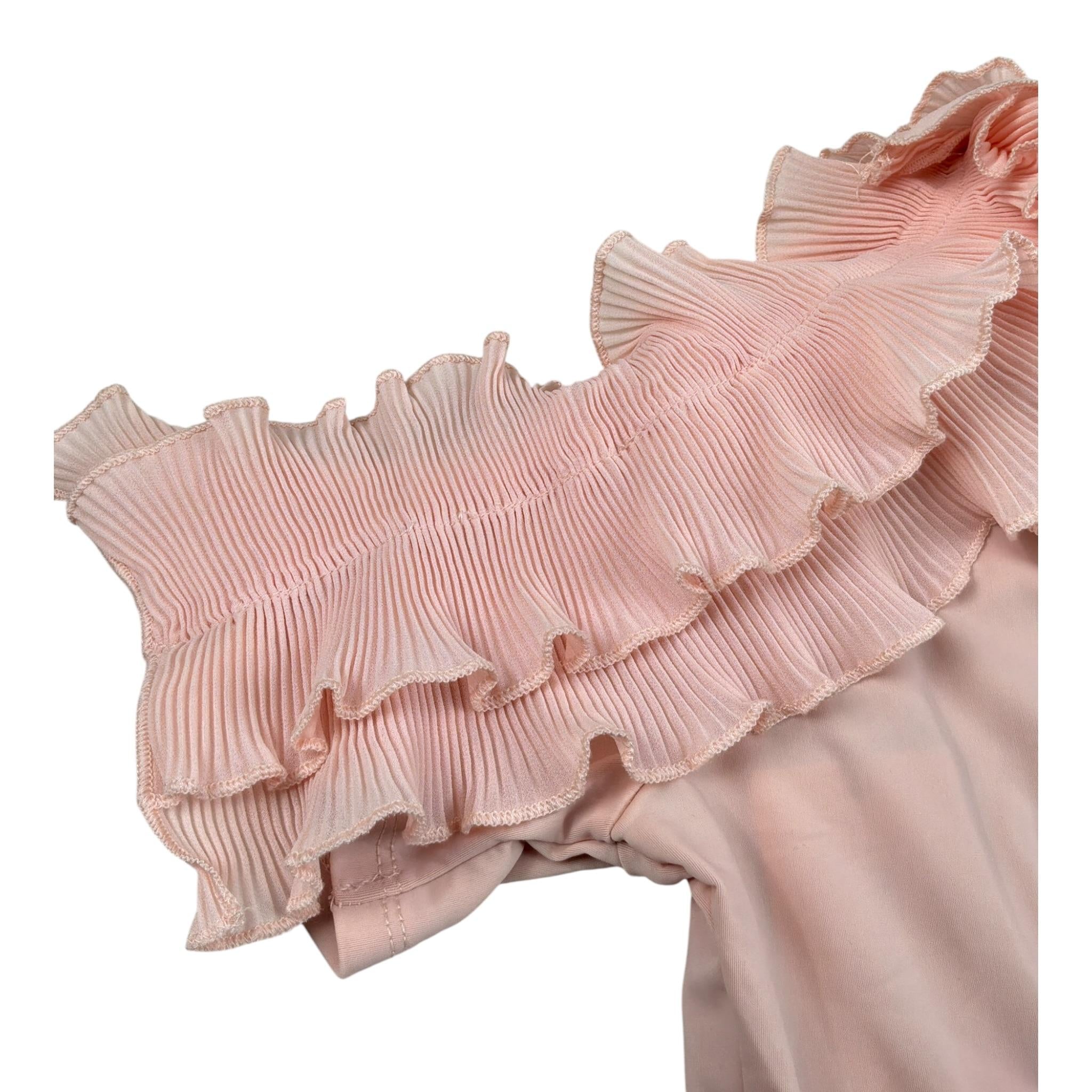 Patrizia Pepe Abito Monospalla tinta unita Rosa per Bambina 7A0486 ROSA PATRIZIA PEPE 