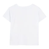 Billieblush T-Shirt Tinta Unita con Brillantini per Bambina U20924 BIANCO BillIEBLUSH 