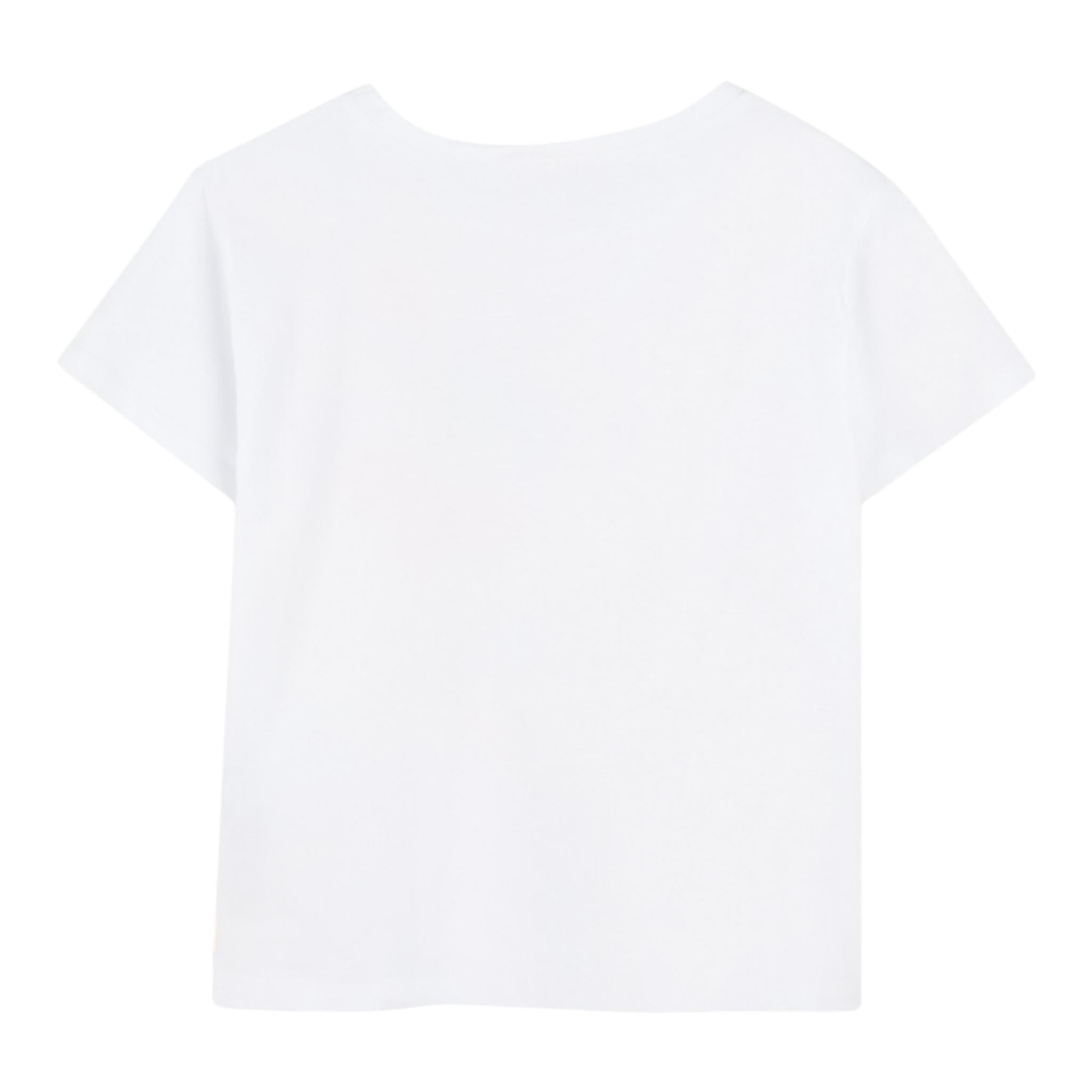 Billieblush T-Shirt Tinta Unita con Brillantini per Bambina U20924 BIANCO BillIEBLUSH 