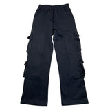 BARROW KIDS pantalone tinta unita con tasconi  Nero per Bambina F4BKJUFP029 NERO BARROW KIDS 