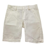 Little Bear Bermuda Tinta Unita con Girovita Regolabile per Bambino 8213J BIANCO LITTLE BEAR 