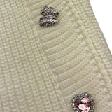 VICOLO gonna tinta unita in maglia con bottoni Panna per Bambina 3142GW00112 PANNA VICOLO 