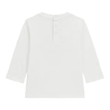 GUESS shirt girocollo tinta unita ocn logo Bianco per Neonato I4YI01K8HM4X BIANCO GUESS 