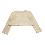 Caffe' D'Orzo Coprispalle Tinta Unita con Bottoni per Bambina ZW9A10 PANNA CAFFE' D'ORZO 