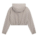 Guess Felpa Chiusa con Cappuccio Tinta Unita con Stampe Logo per Bambina J5RQ03WH2K0 BEIGE GUESS 