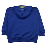 JOHN RICHMOND felpa chiusa con cappuccio tinta unita con stampa Blu per Bambino BA25183FE BLU JOHN RICHMOND 