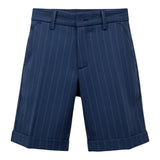 Emanuel Pris Bermuda Tinta Unita con Girovita Regolabile per Bambino EMB5113B BLU EMANUEL PRIS 