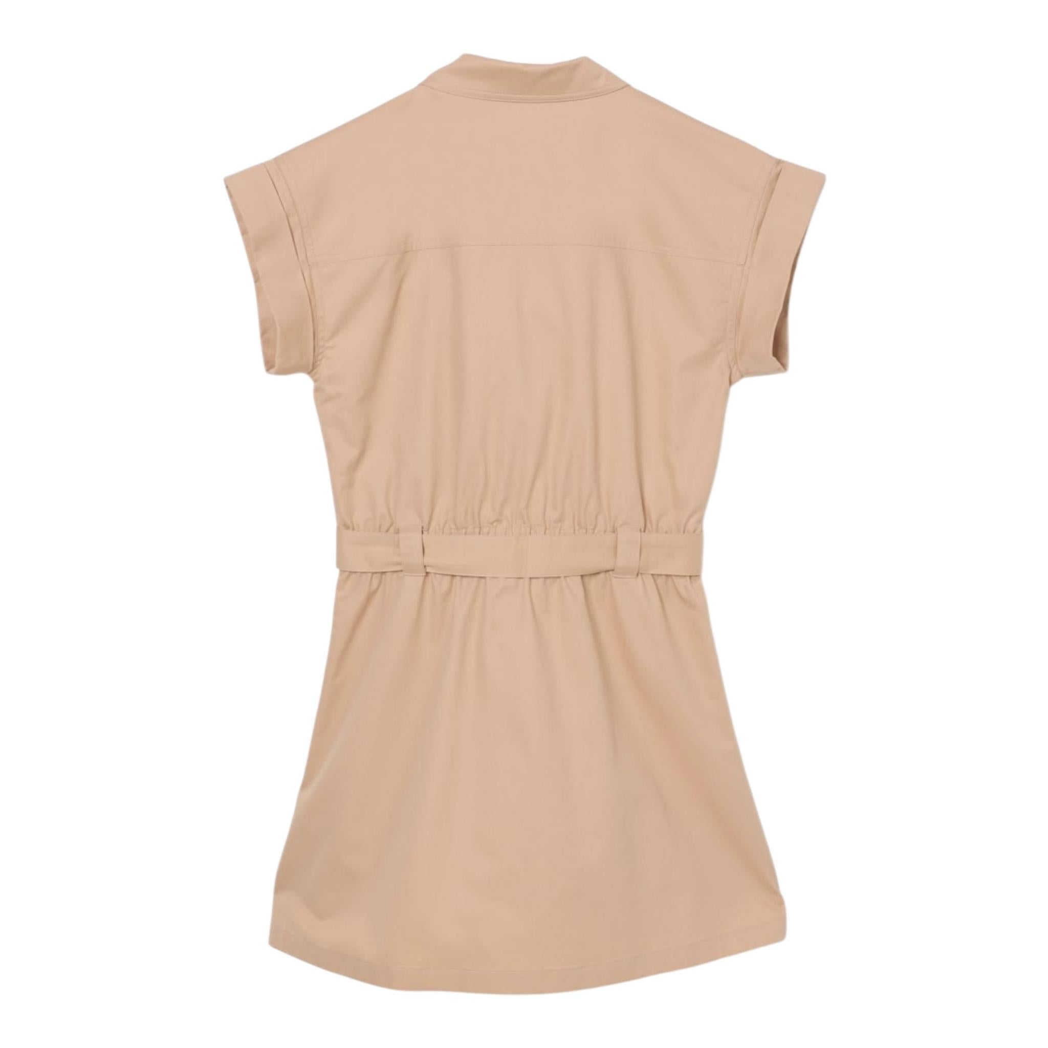 Liu Jo Set Abito Tinta Unita-Cintura per Bambina GA5026 BEIGE LIU JO 