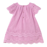 Mayoral Abito Mezza Manica Tinta Unita con Tulle E Pizzo Sangallo per Neonata 1910 ROSA MAYORAL 