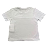 K-Way T-Shirt Girocollo Tinta Unita con Taschino per Bambino K81431W BIANCO K-WAY 