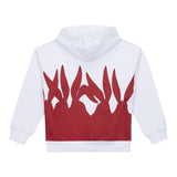 ICEBERG felpa chiusa con cappuccio tinta unita con stampa logo Bianco per Bambino MFICE5318JX BIANCO ICEBERG 