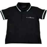 John Richmond Polo Mezza Manica Tinta Unita per Neonato RIP26010PO NERO JOHN RICHMOND 