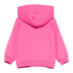 Moschino Felpa con Zip Ecappuccio Tinta Unita per Neonata MUF05XL FUXIA MOSCHINO 