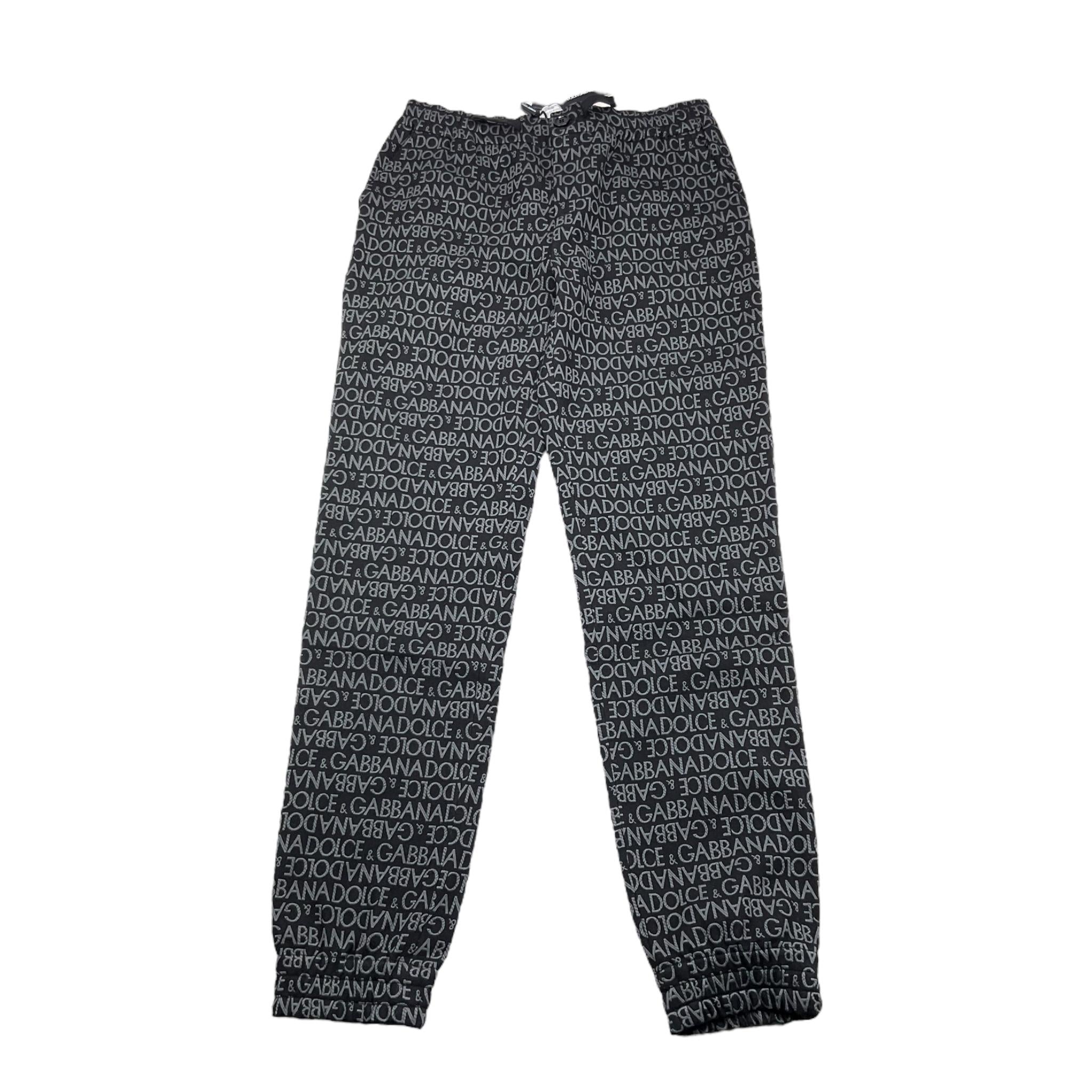 DOLCE & GABBANA pantalone tinta unita logato Nero per Bambino L44P32HJMPB NERO DOLCE & GABBANA 