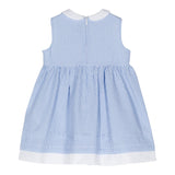 Il Gufo Abito Giromanica Fantasia A Righe per Neonata P24VA321C1080N AZZURRO IL GUFO 