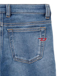 Diesel Jeans Tinta Unita con Girovita Regolabile per Bambino J00993 BLU DIESEL 