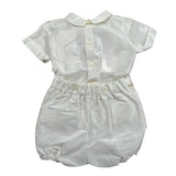 Pontoporponto Completo 3 Pezzi Camicia-Bermuda-Papillions per Neonato 5794 BIANCO/BEIGE PONTOPORPONTO 