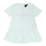 John Richmond Abito tinta unita con Stampa Verde Acqua per Bambina RIP25005VEJXXX VERDE ACQUA JOHN RICHMOND 