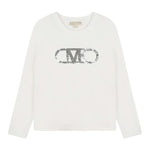 MICHAEL KORS shirt girocollo tinta unita con stampa Bianco per Neonata R30145N BIANCO MICHAEL KORS 