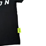 Icon T-Shirt Girocollo Tinta Unita con Logo per Bambino IBKS00489 NERO ICON 