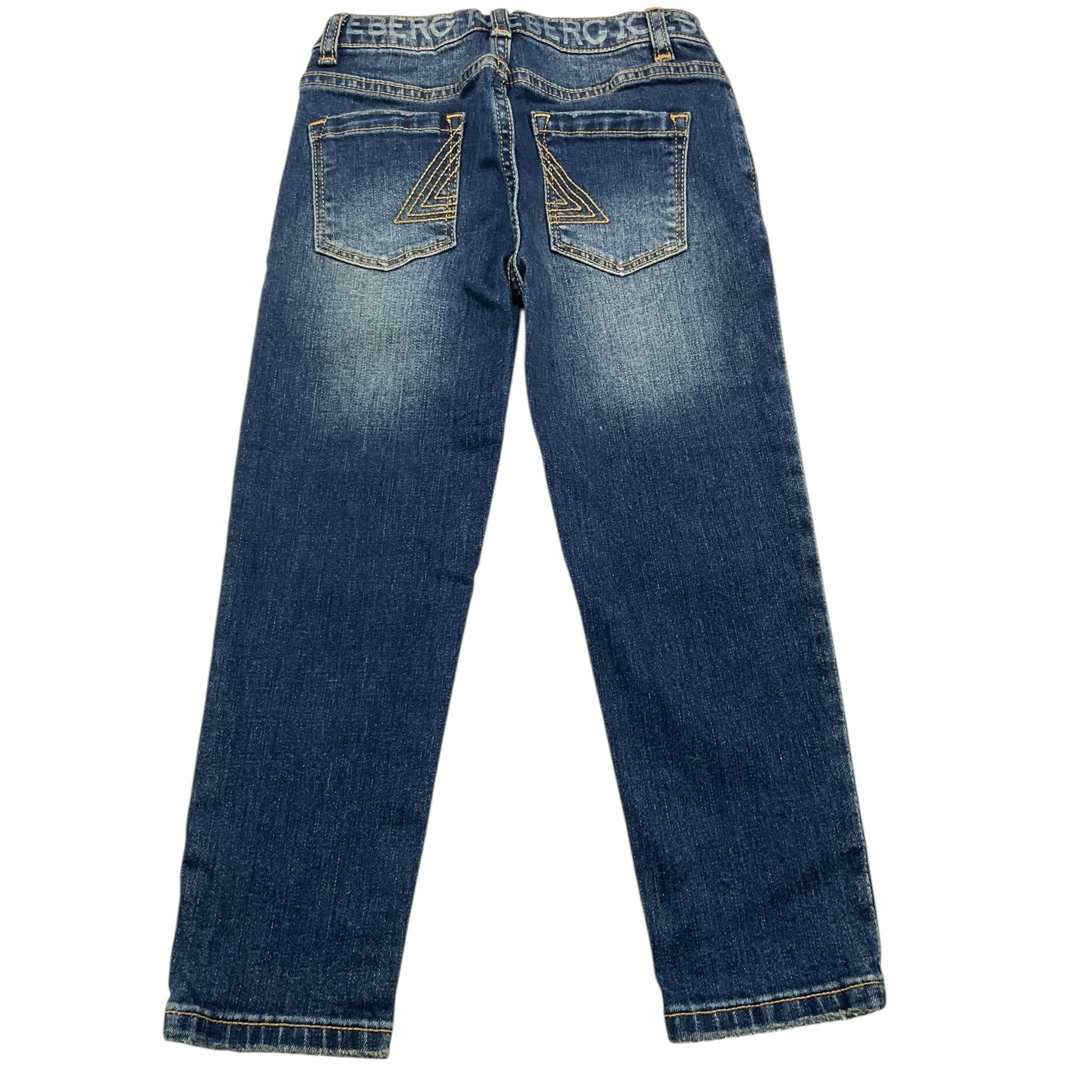 ICEBERG jeans tinta unita con girovita regolabile Blu per Bambino PTICE5306B BLU ICEBERG 