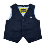 Sarabanda Gilet Tinta Unita per Bambino 0J172 BLU SARABANDA 