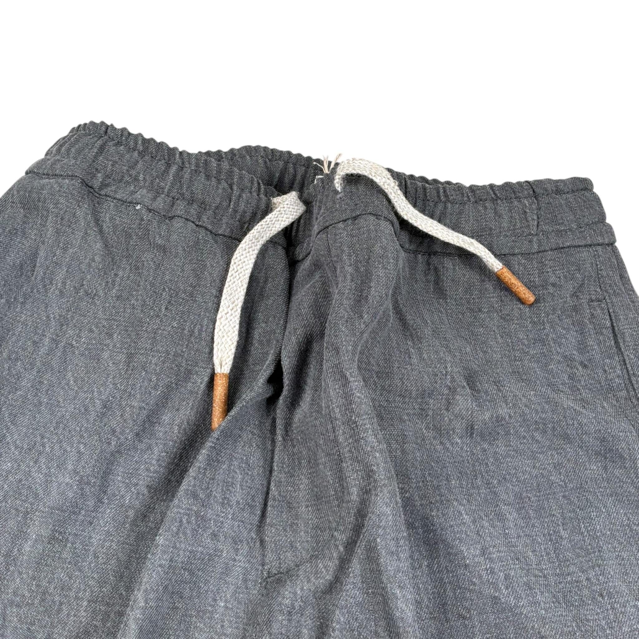 Manuel Ritz Pantalone tinta unita con Elastico In Vita Grigio per Bambino MR3059 GRIGIO MANUEL RITZ 