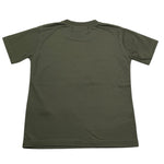 Yes London T-Shirt Girocollo Tinta Unita con Logo per Bambino JR2140 VERDE YES LONDON 