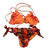 F**K Costume 2 Pezzi Triangolo-Mutandina per Bambina FJ25G1F05TAX45 ARANCIONE F**K 