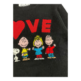 SAINT BARTH maglia girocollo tinta unita con stampa Nero per Bambina PEANUTS NERO SAINT BARTH 