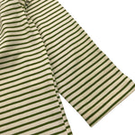 Babe & Tess Shirt Girocollo Tinta Unita con Fantasia A Righe per Bambino 09518160 VERDE BABE & TESS 