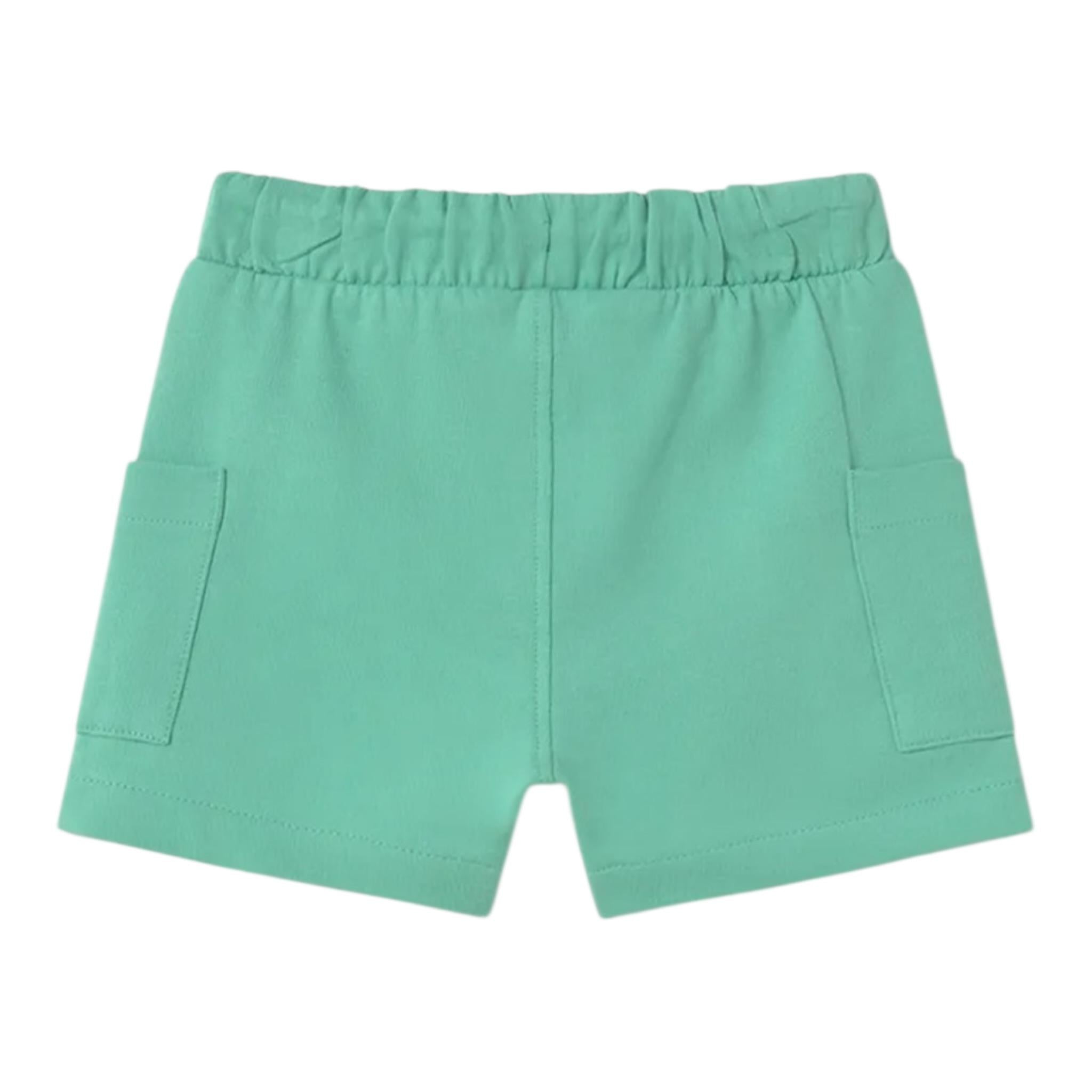 Mayoral Bermuda Tinta Unita con Stampa per Neonato 12444 VERDE MAYORAL 