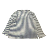 Petit Indi Camicia Tinta Unita con Fantasia A Righe per Bambino SS25BK6838 AZZURRO PETIT INDI 