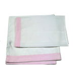 I Delfi Set Lenzuole Tinta Unita con Ricami per Neonata 25P5142 BIANCO I DELFI 