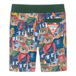 Guess Bermuda Tinta Unita con Fantasia Orsi per Bambino N5RD02KA6R4J BIANCO GUESS 