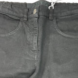 ASPESI jeans tinta unita modello a palazzo Nero per Bambina F24059PLC6051 NERO ASPESI 