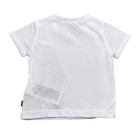 Levi'S T-Shirt Girocollo Tinta Unita con Stampa per Neonato LK6EE806 BIANCO LEVI'S 