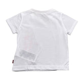 Levi'S T-Shirt Girocollo Tinta Unita con Stampa per Neonato LK6EE806 BIANCO LEVI'S 